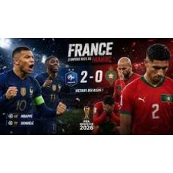 France 2-0 Maroc